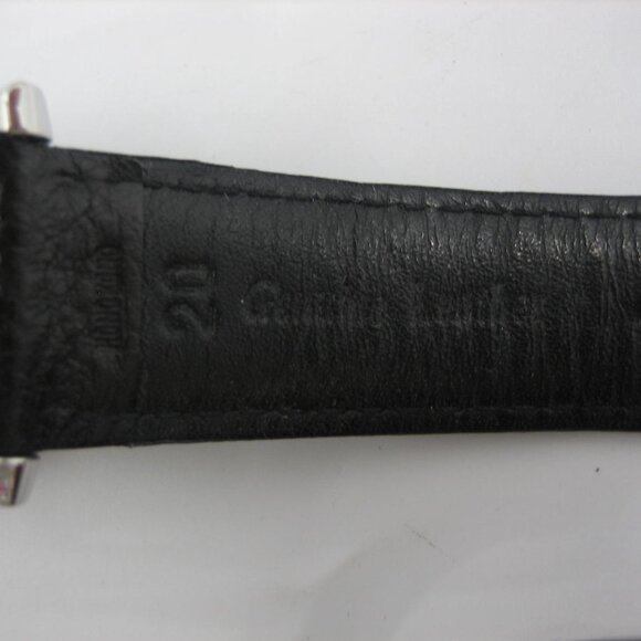 Men's ESQ Swiss Quartz Watch with Black Leather Band Stainless Steel NEW READ - Picture 10 of 14